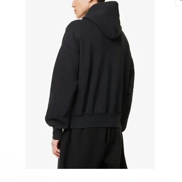 Essentials Fear Of God Black Hoodie with White Logo ✨AUTHENTIC✨NWT - Picture 3 of 7
